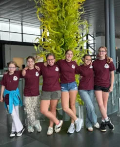 Scouts visit Corning Museum of Glass